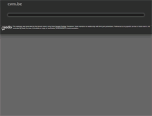 Tablet Screenshot of cvm.be